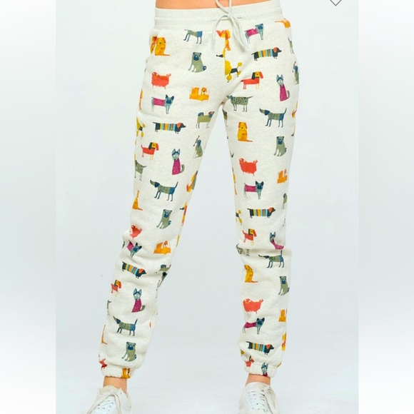 Cartoon Dogs Joggers - Picture 2 of 5